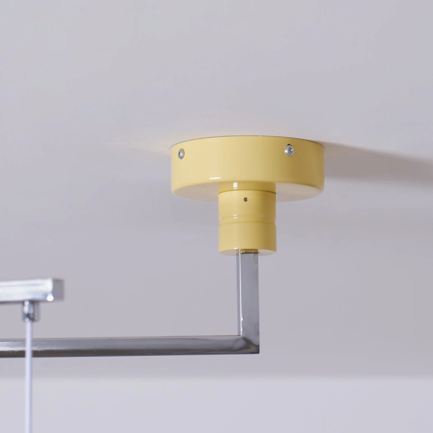 Tizio 40cm pendant lamp in bedroom providing soft ambient lighting for relaxation