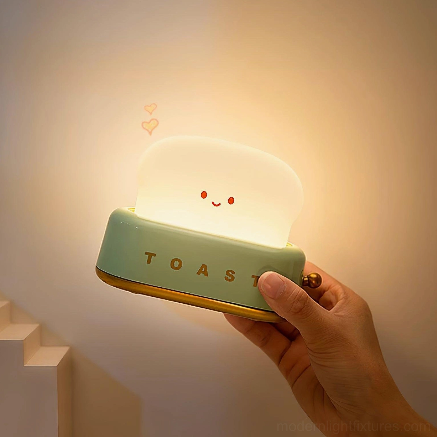 Toaster table lamp certified for North America Europe Australia safe international shipping