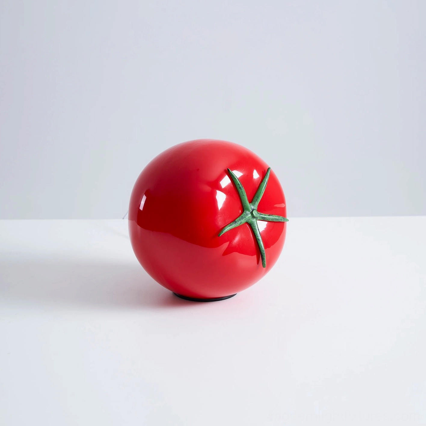 Tomato glass table lamp modern aesthetic - decorative LED light fixture