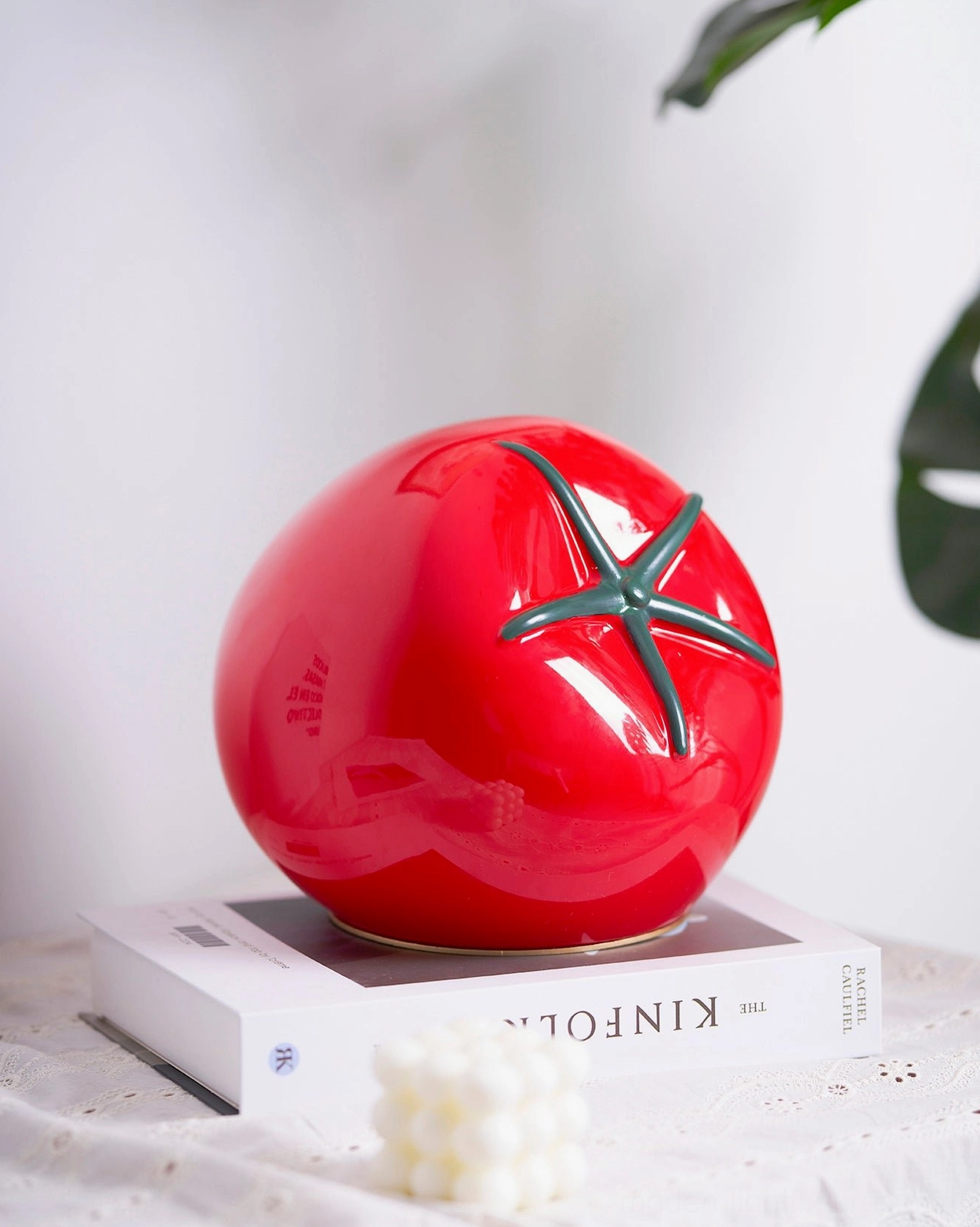 Tomato resin table lamp design rebellion unconventional modern home lighting