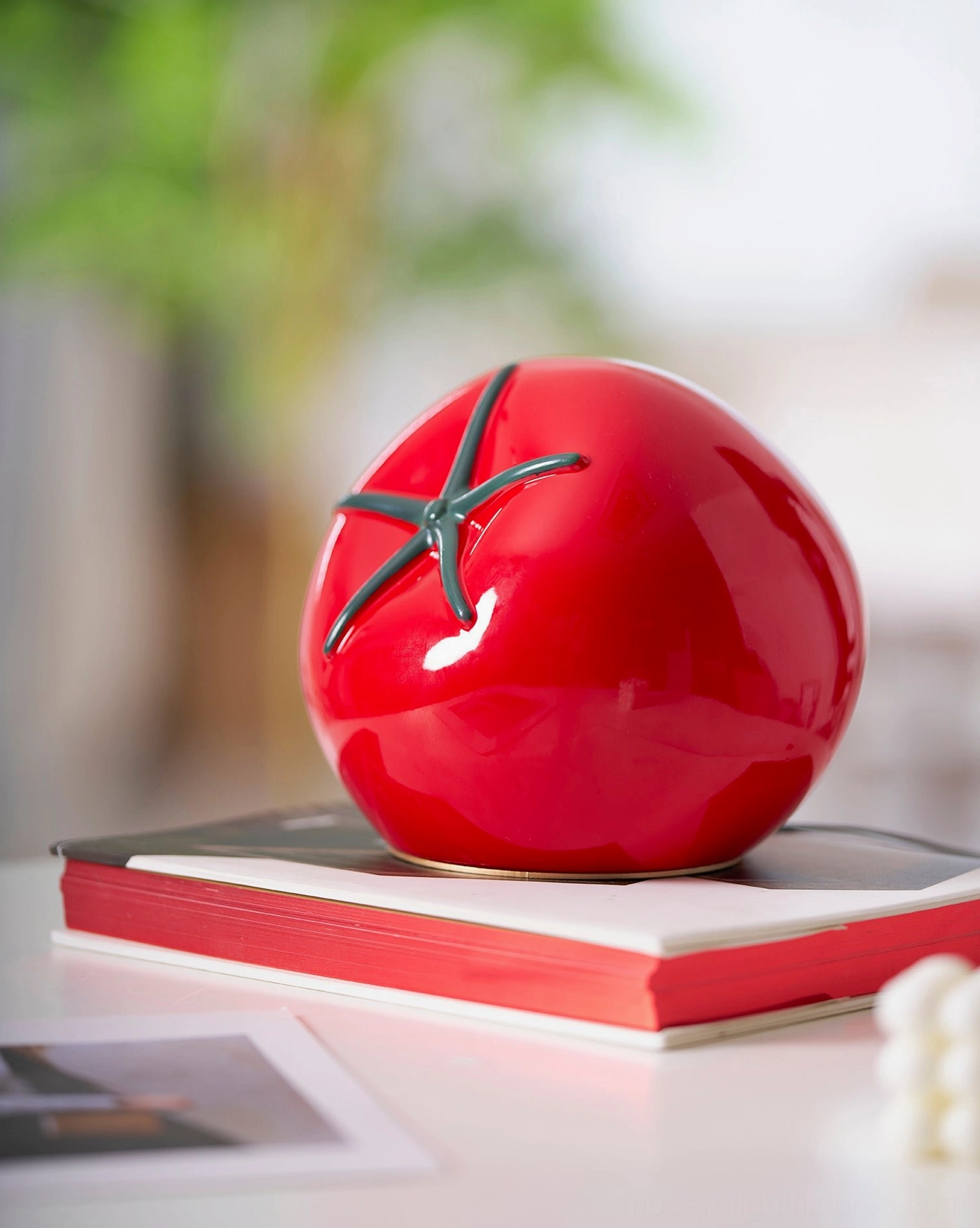 Tomato table lamp eco-friendly energy-efficient LED lighting modern technology