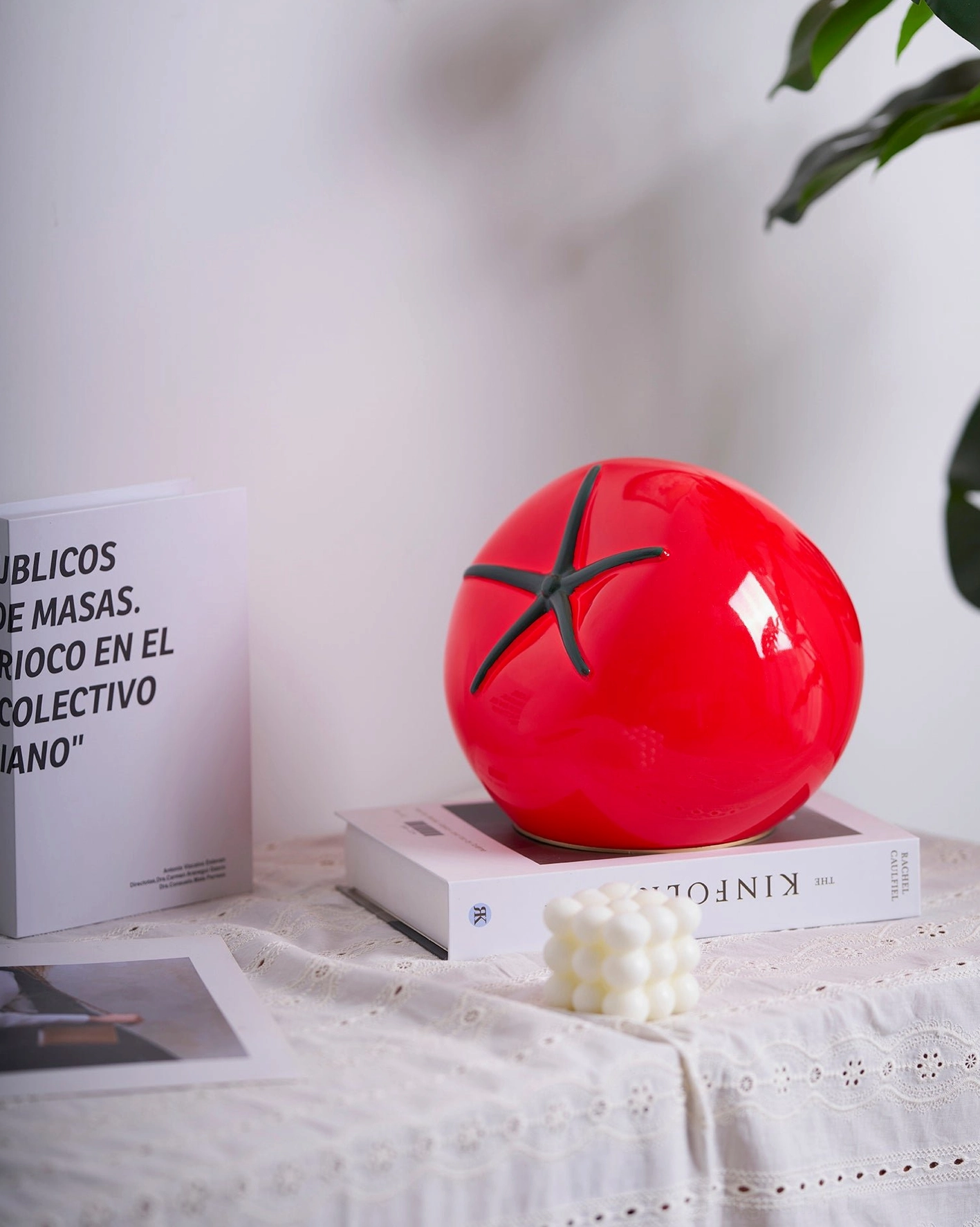 Tomato resin table lamp individuality personal style creative home expression