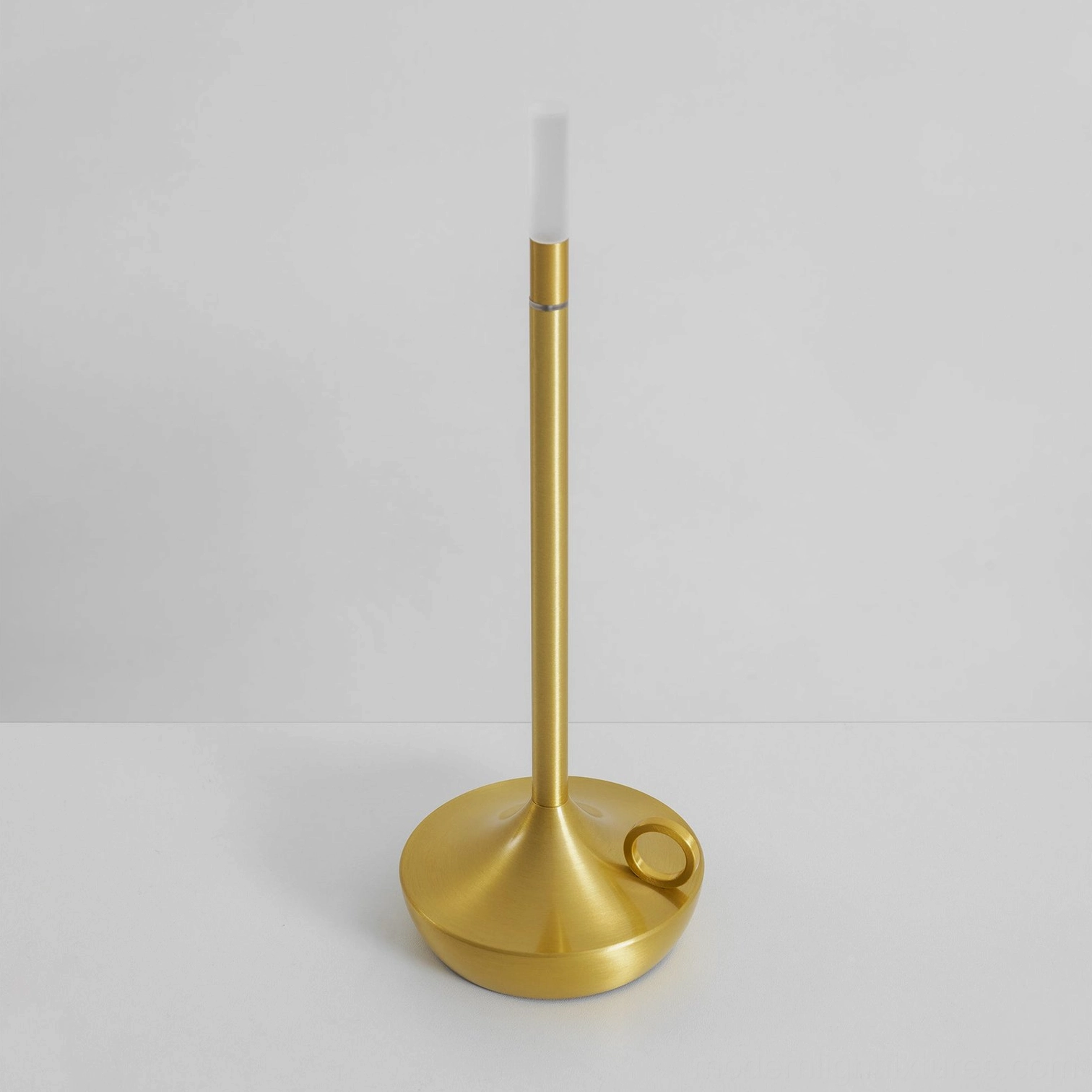 LED candle table lamp bridging traditional candlestick heritage with modern integrated LED technology