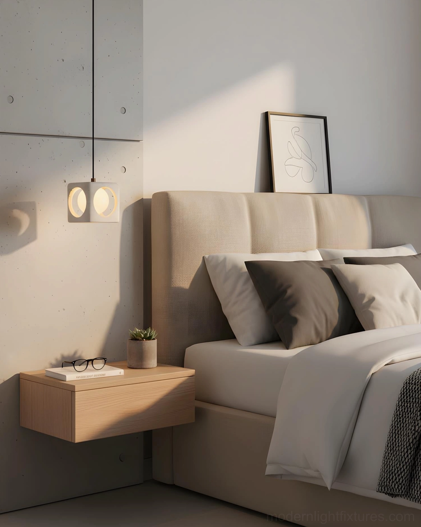 Hollowa travertine pendant light showing natural stone texture and organic surface characteristics