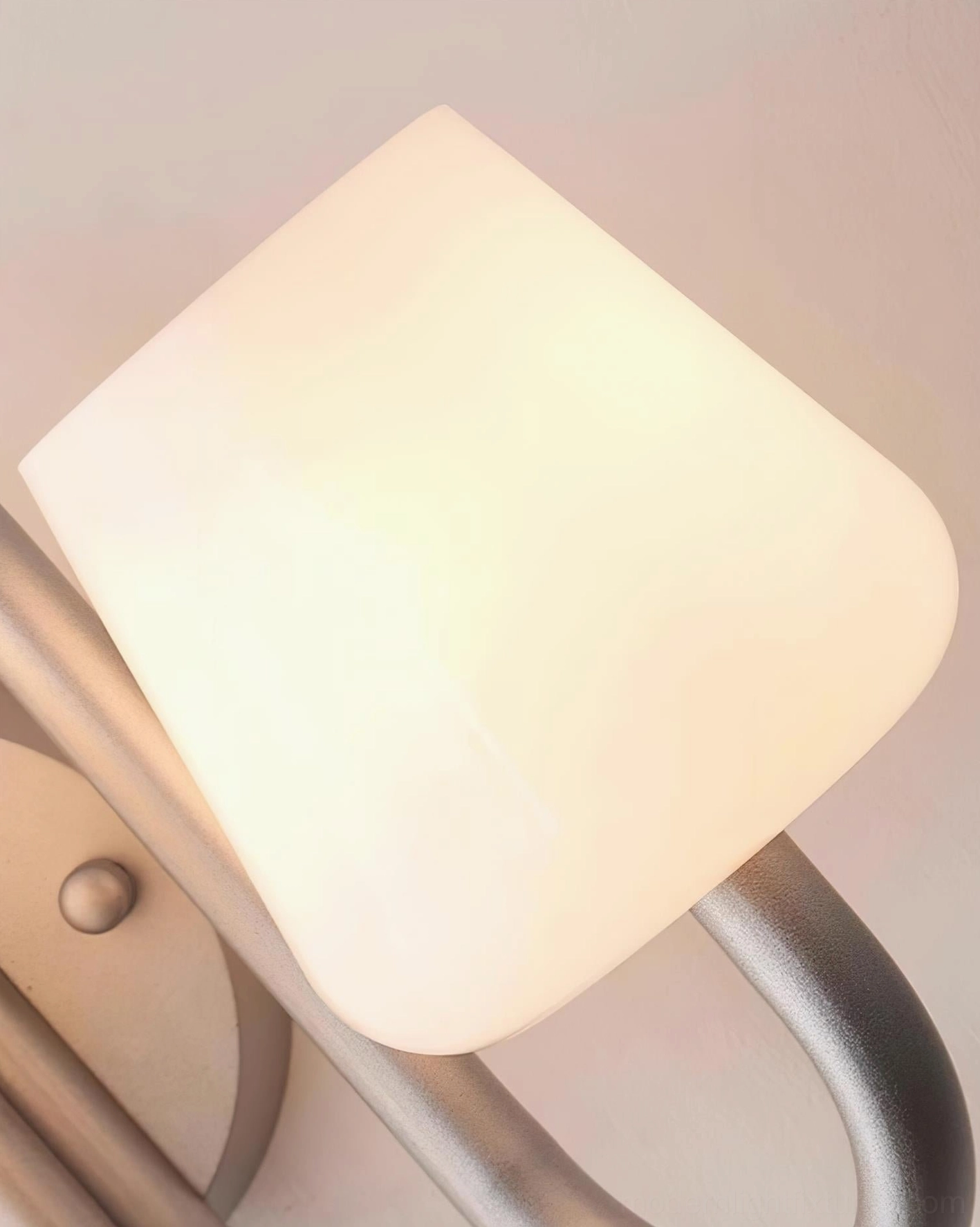 Trilo wall sconce sand silver and white color options modern finish choices