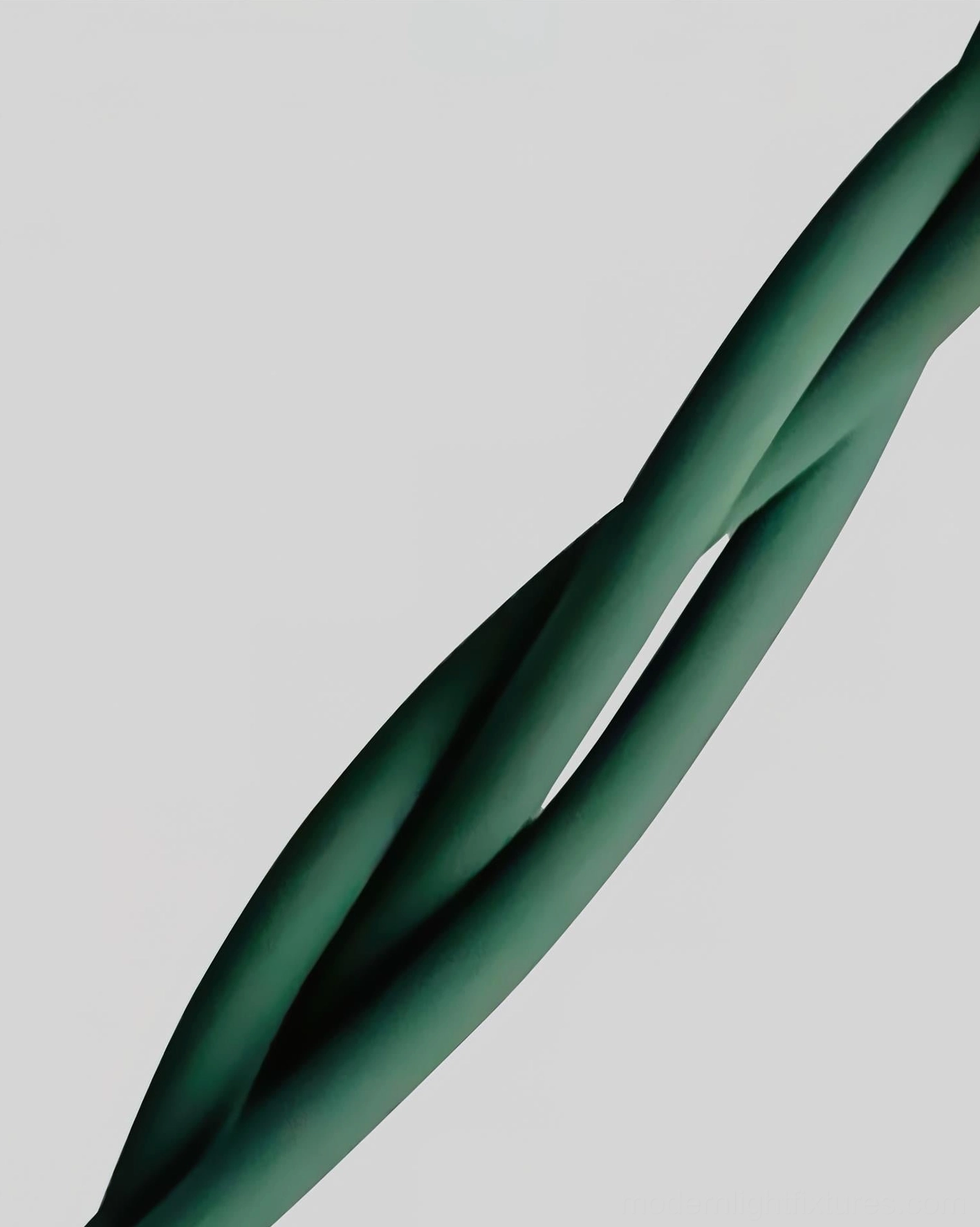 Triluna floor lamp macro close-up of glass flower shade showing ribbed petal texture and integrated LED
