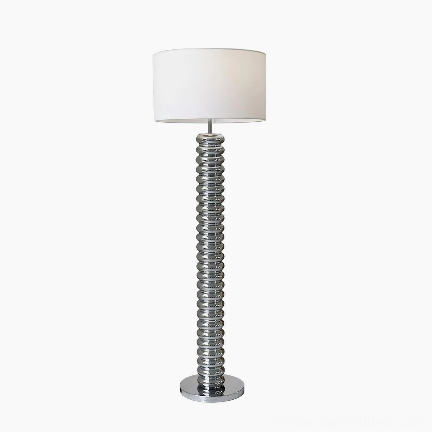 Tula Twist ribbed floor lamp installation guide showing assembly and electrical components compatibility