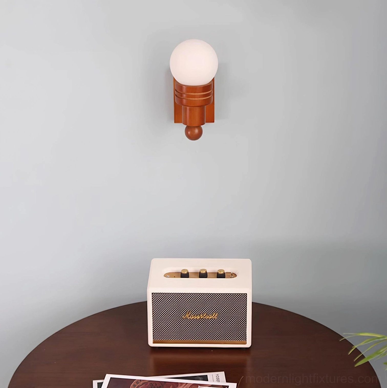 Tupelo modern wall sconce with hardwired installation demonstrating professional fixture integration