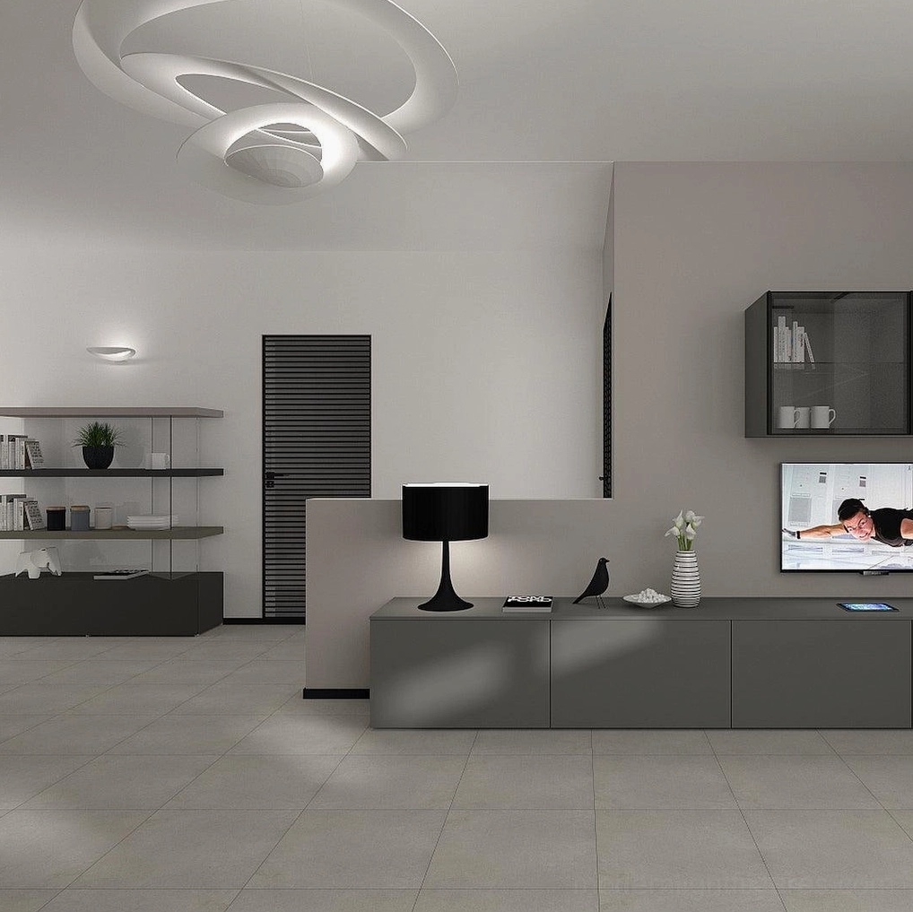 Twisted ring LED pendant light layered design detail, aluminum alloy spiral architecture