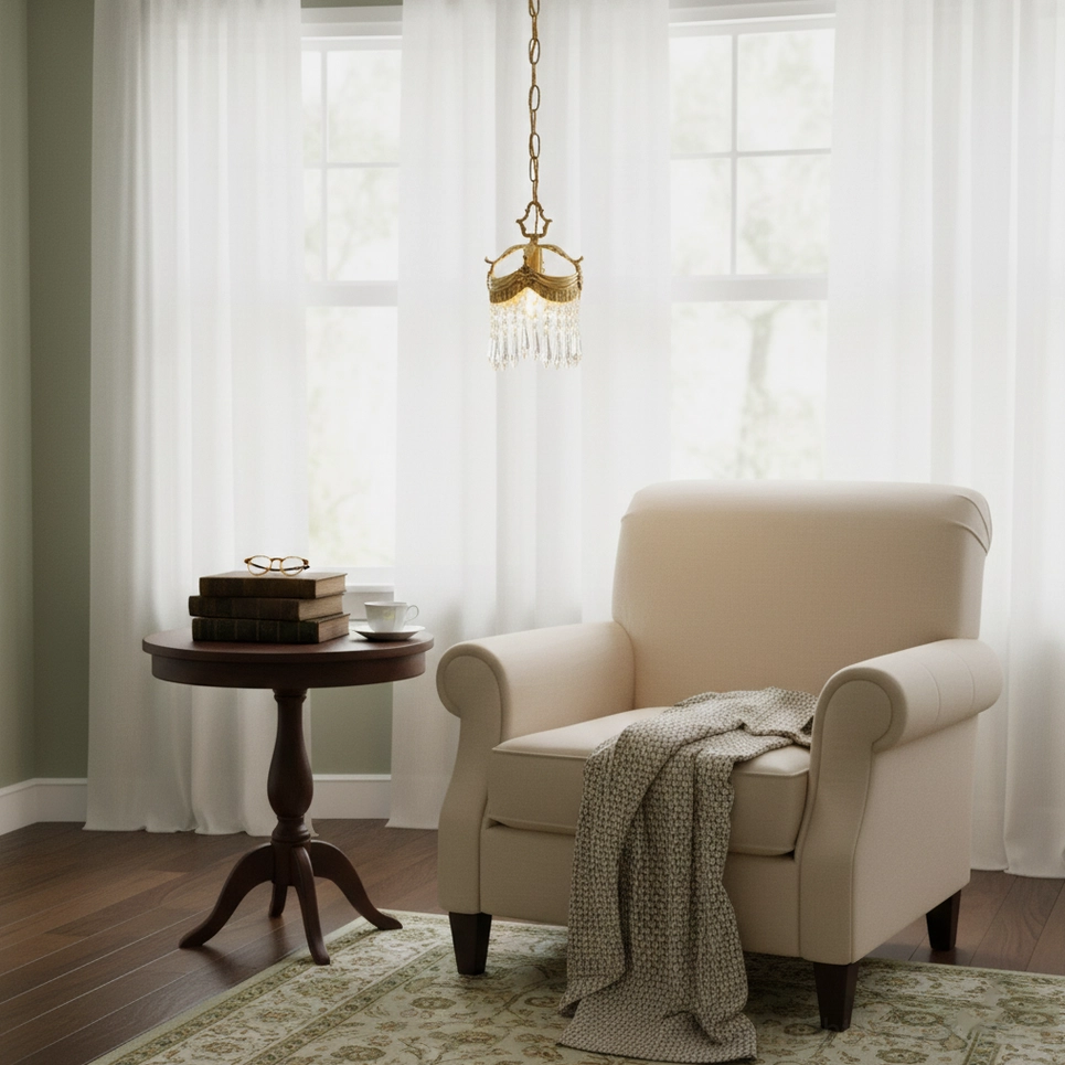 Vacarro pendant light fixture - full product showcase with adjustable hanging chain