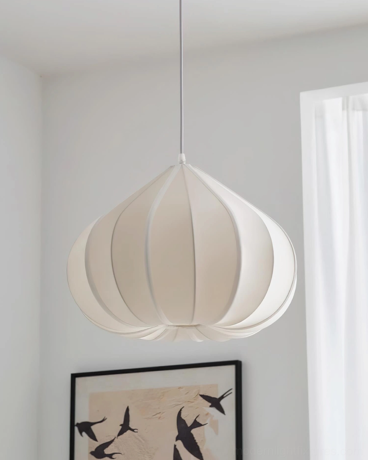 Valen fabric pendant lighting modern home decor interior styling inspiration