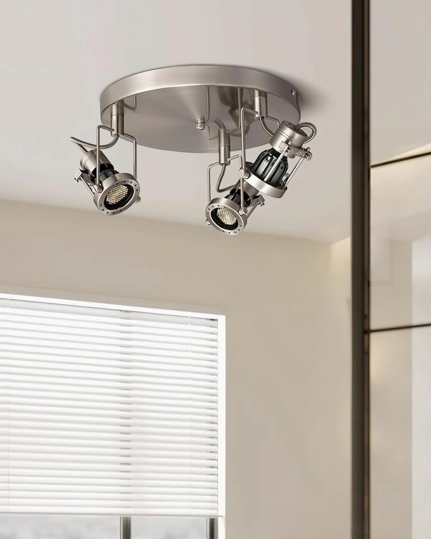 Vector Orbit adjustable track ceiling light warm white 3000k integrated LED fixture