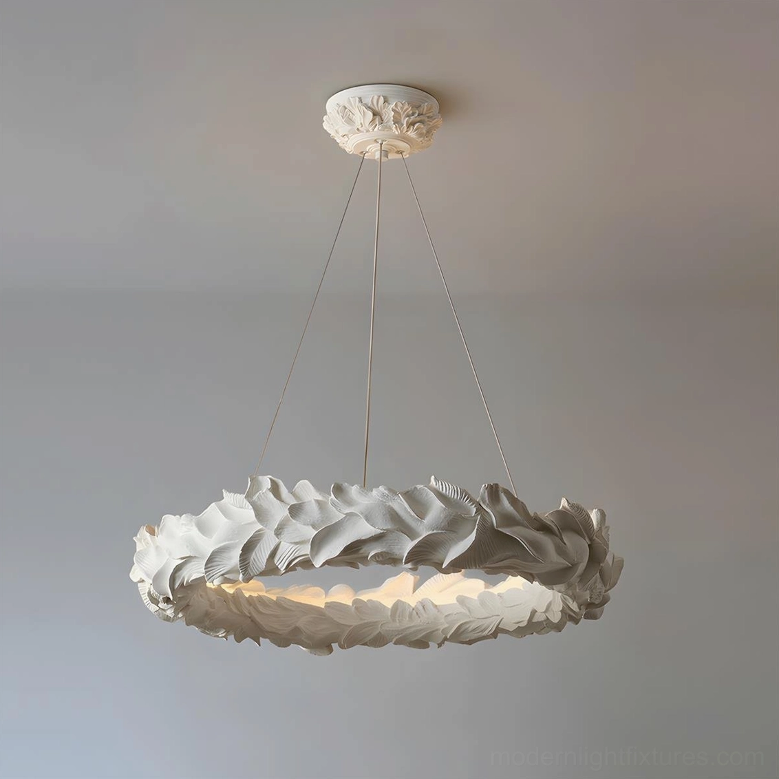 Vellora Ring Chandelier 73cm diameter small size warm white 3000K LED pendant
