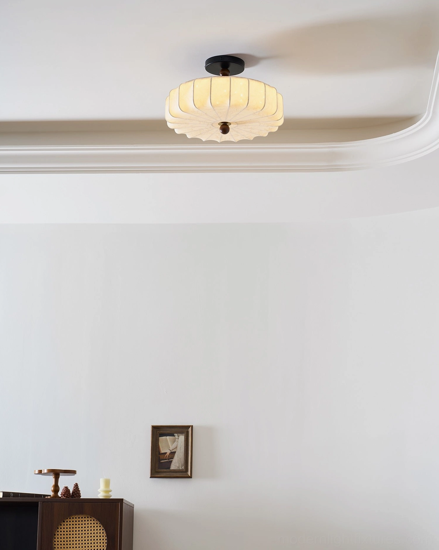 Velora 55cm large ceiling lamp open plan space bright warm ambient light coverage