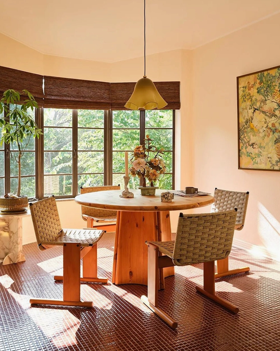 Vera pendant light in artistic home gallery setting showcasing sculptural glass form