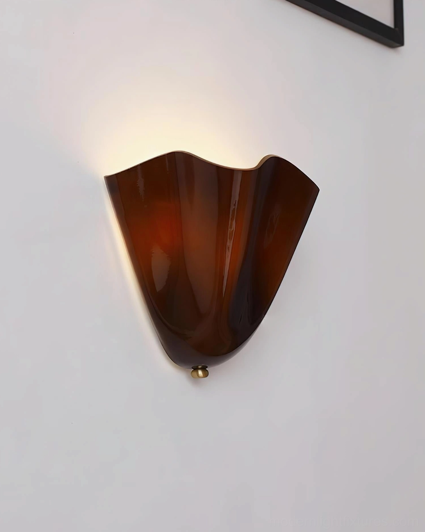 Vera wall sconce mounted in covered porch or outdoor protected area showing damp-rated functionality