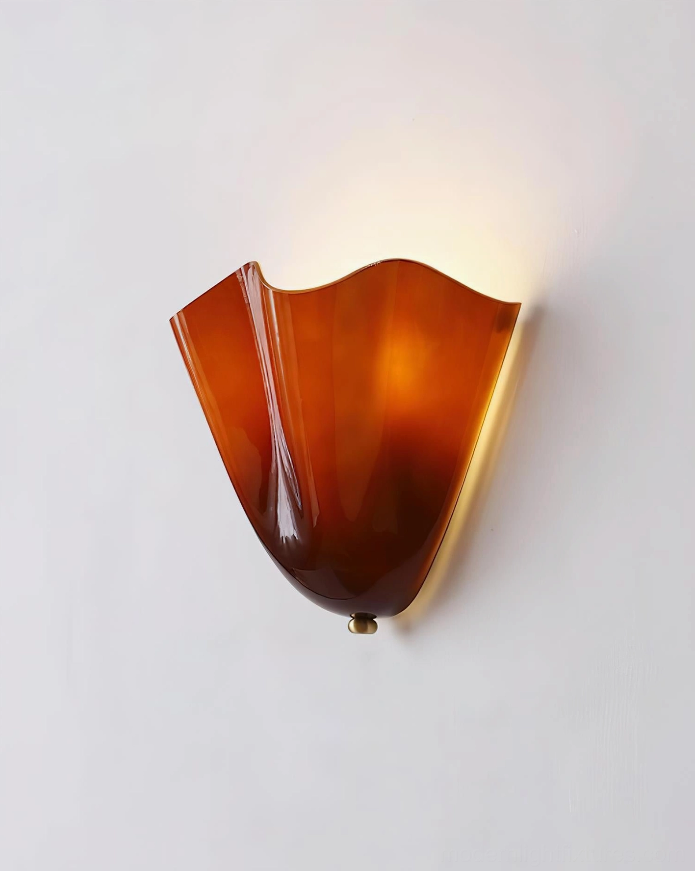 Vera wall sconce in hallway creating warm welcoming transition space with soft ambient light
