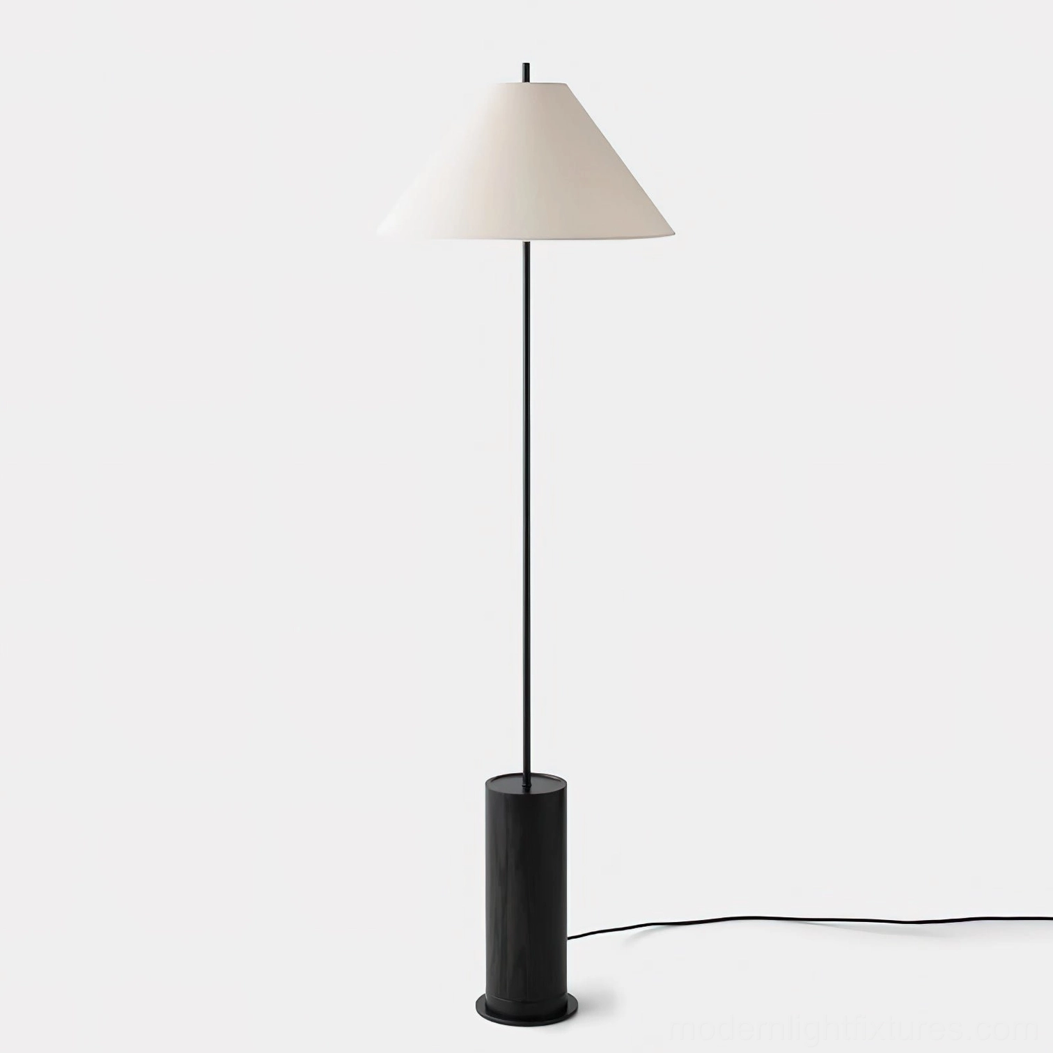 Verdant minimalist floor lamp with E26 E27 socket universal plug compatibility