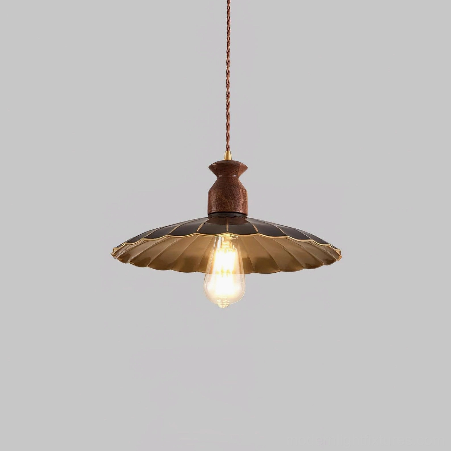 Viana pendant light bedroom installation with soft ambient lighting creating relaxation atmosphere