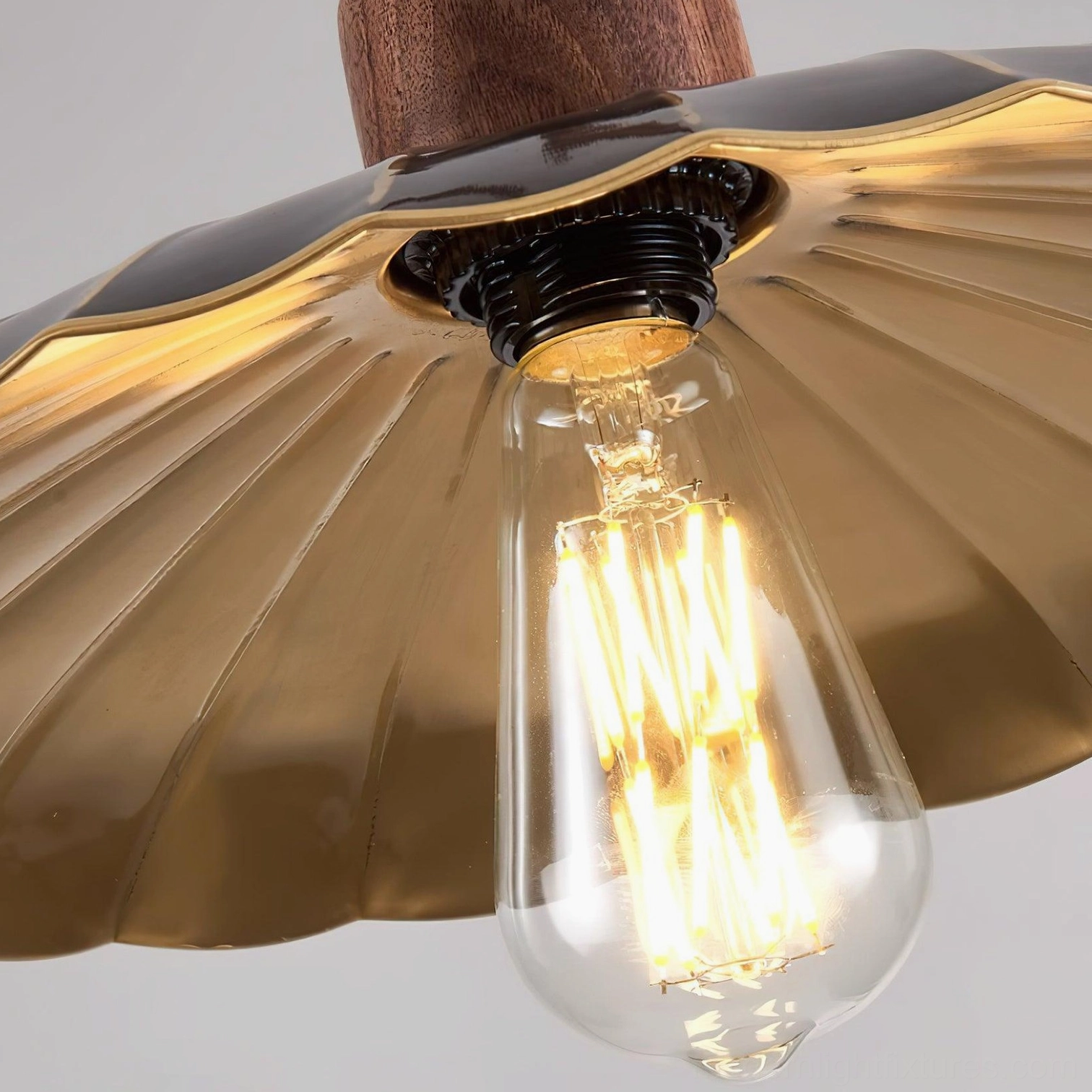 Viana pendant light paired with complementary home decor showing Japandi interior design styling