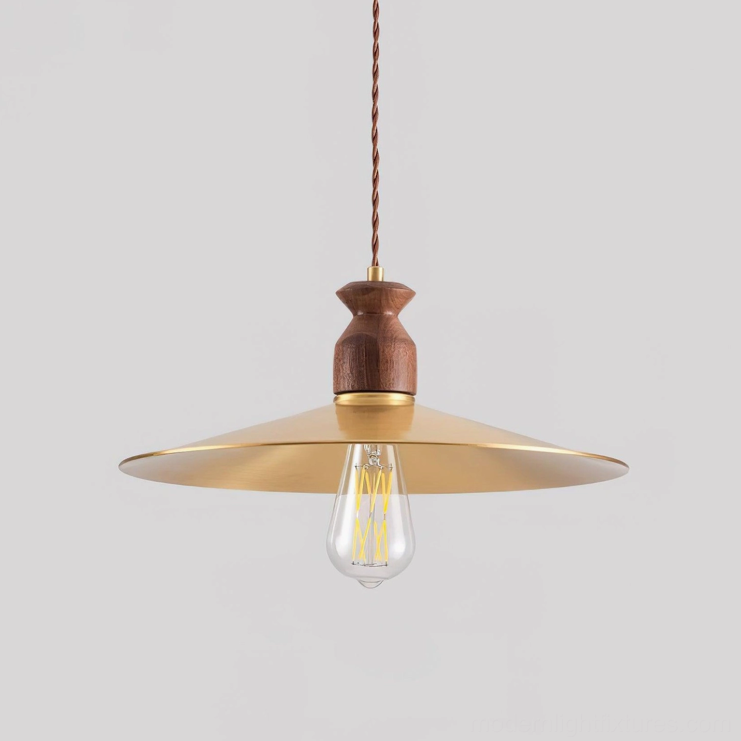 Viana pendant light kitchen island installation with focused task lighting over counter workspace