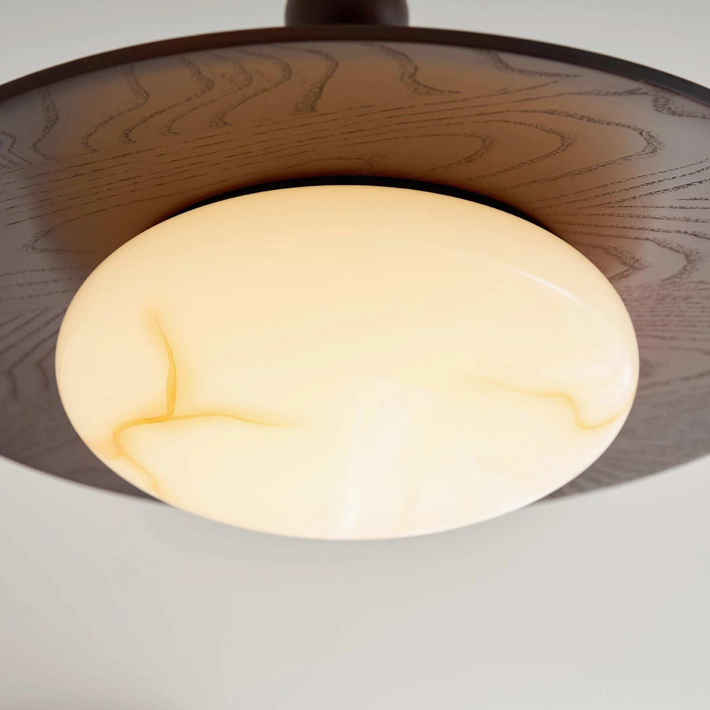 Vicenza 50000-hour integrated LED ceiling light in soft ambient room setting