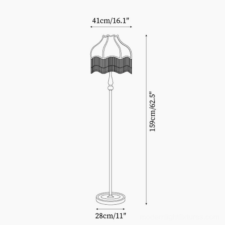Victorian floor lamp displaying timeless elegance and sophisticated design
