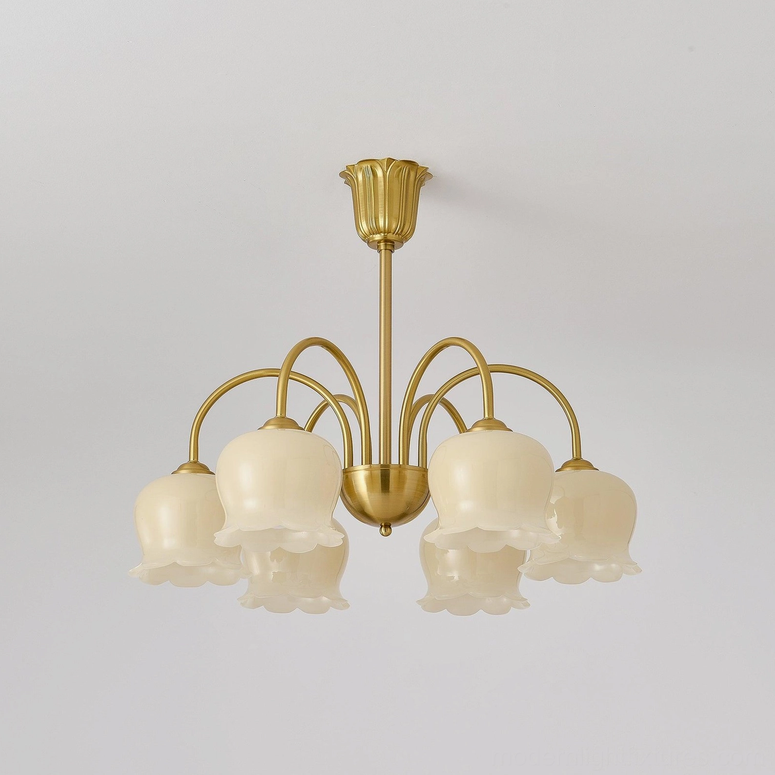 Vintage Mia bell orchid chandelier kitchen island breakfast nook pendant light