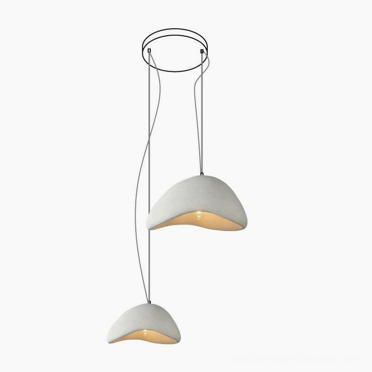 Wabi-sabi chandelier embracing imperfection and tranquility in Japanese minimalist design