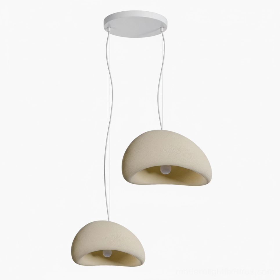 Wabi-sabi multi-pendant combination artistic hanging display
