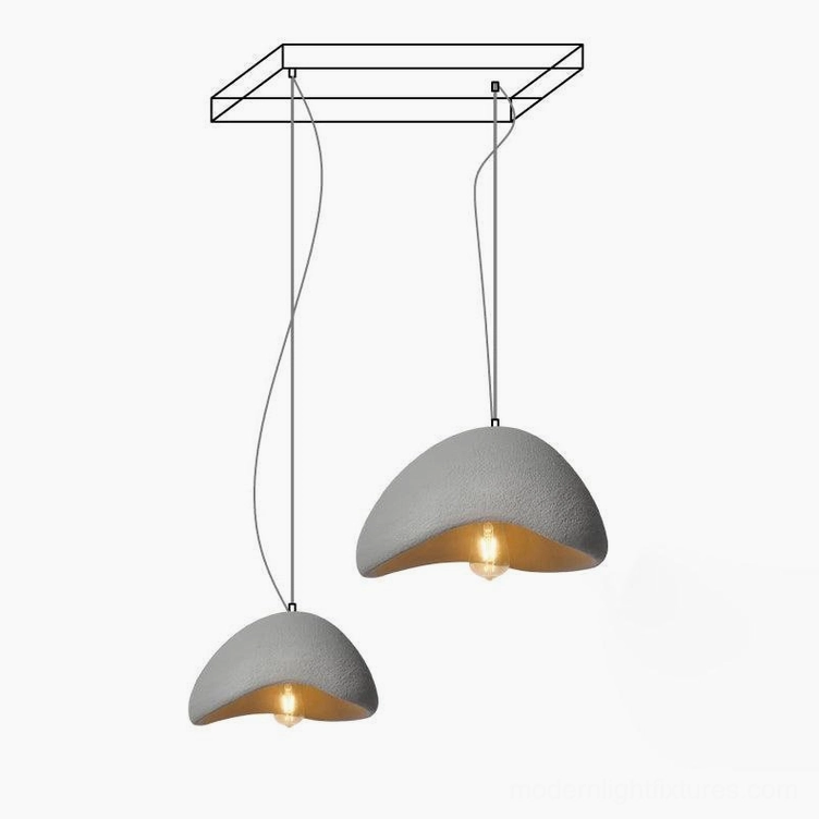 Wabi-sabi chandelier lighting solutions for modern residential and commercial interior design