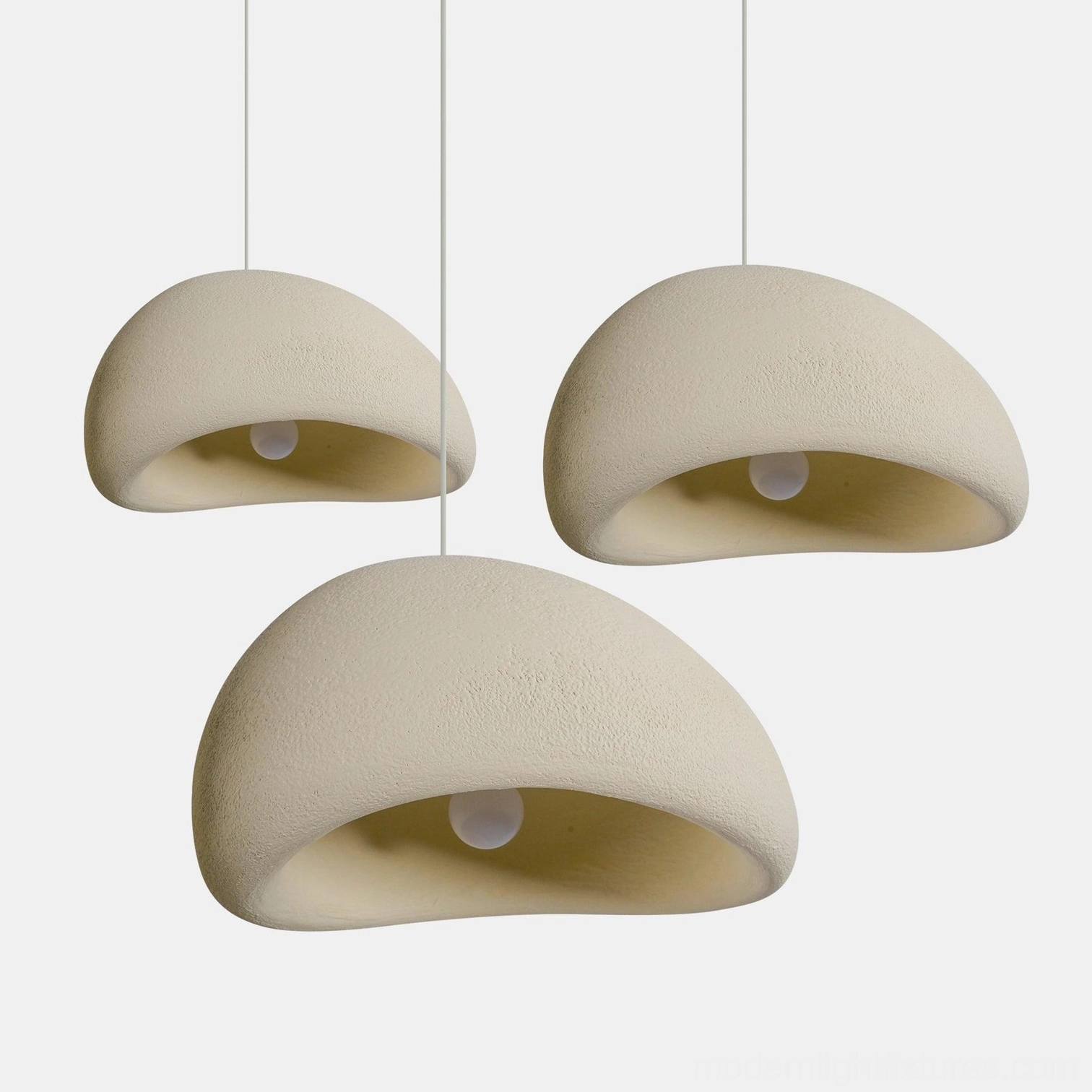 Wabi-sabi pendant combination lights contemporary home interior