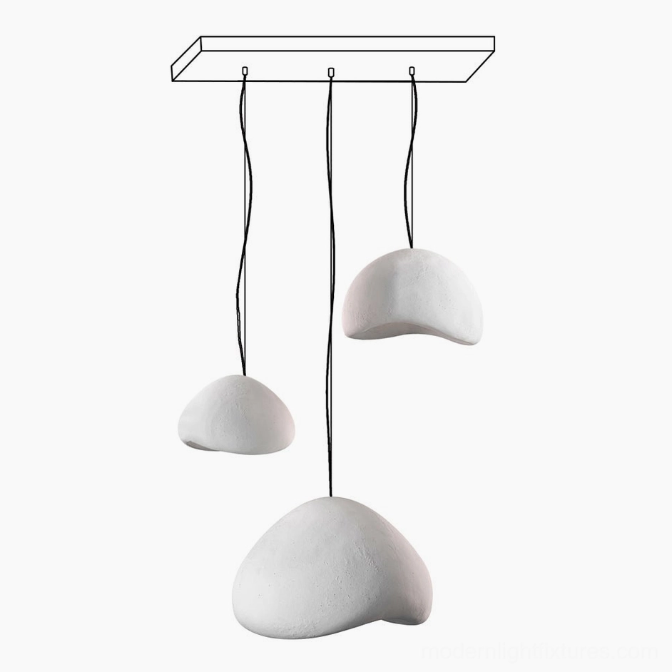 Wabi-sabi pendant combination lights artistic interior design