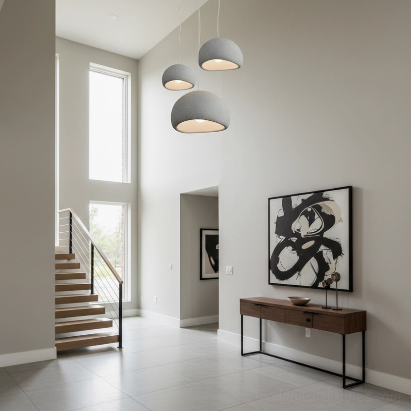 Wabi-sabi pendant lights kitchen counter modern minimalist design