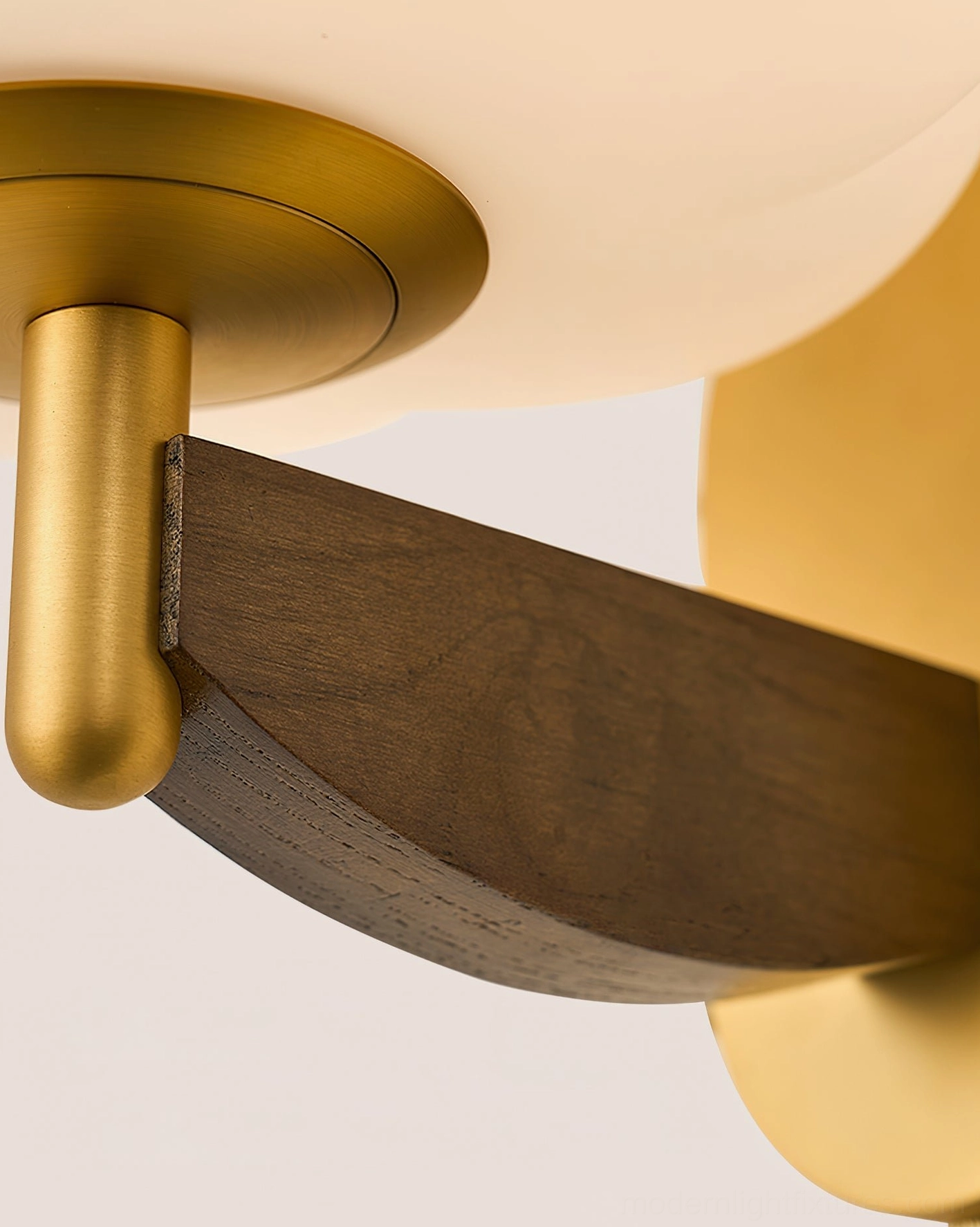 Elegantly designed wall lamp with soft diffused light and vintage pull-chain mechanism detail