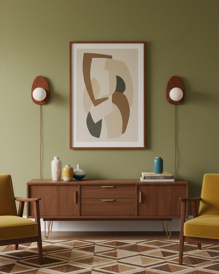 Illuminated wooden globe wall lamp with warm light diffusion creating ambient bedroom atmosphere