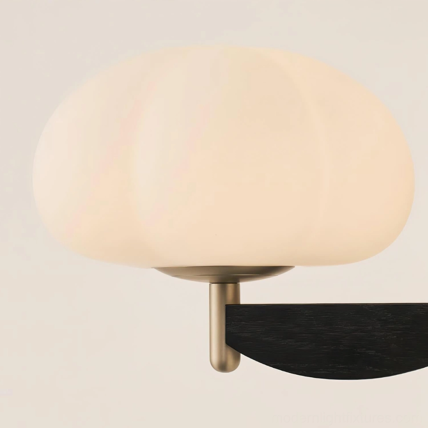 Modern wall sconce in multiple color finish options including gold walnut and nickel black