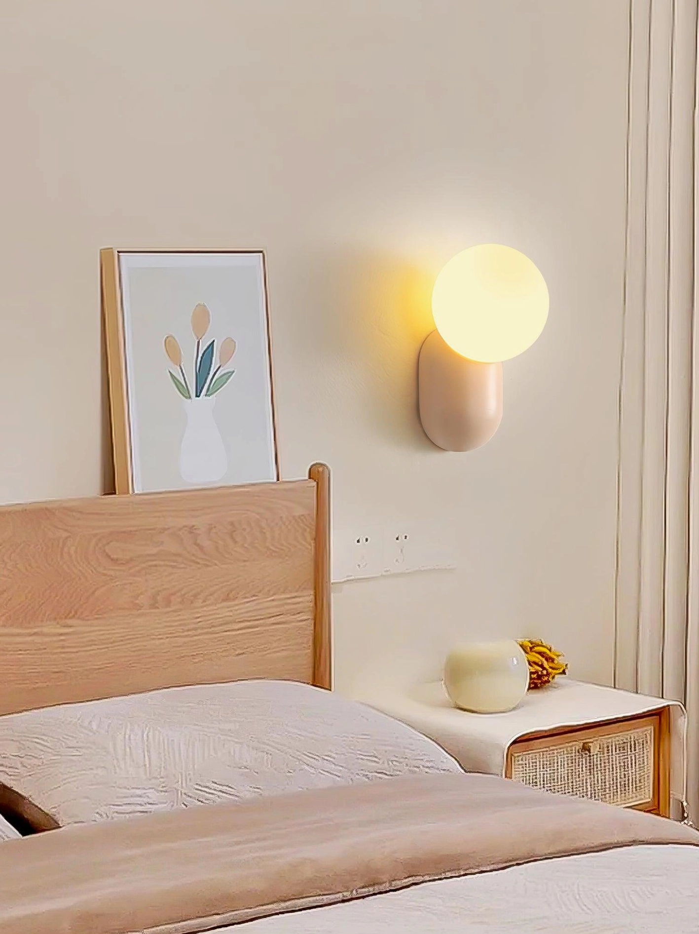 Modern wall sconce installation guide showing proper height and positioning for optimal ambient lighting