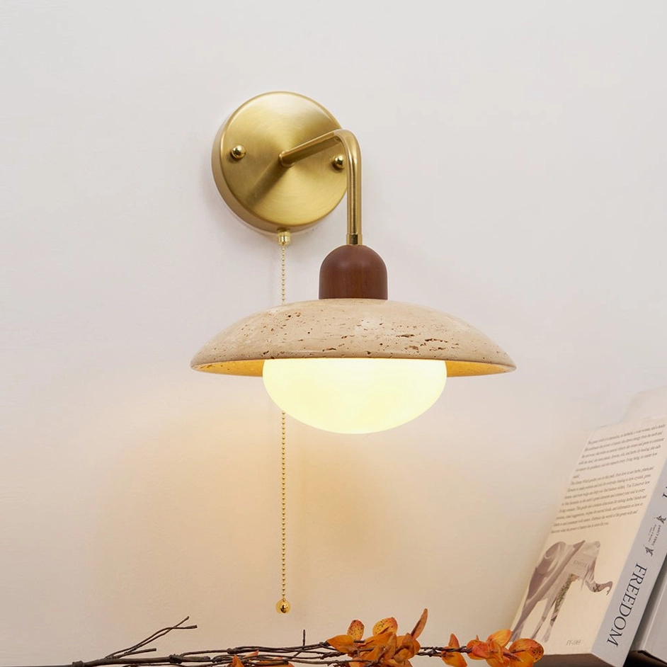 Modern wall sconce installation detail showing secure mounting bracket and wiring integration