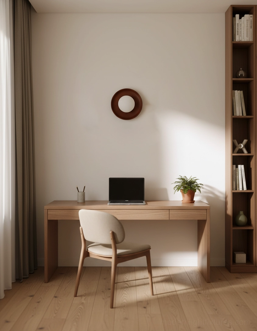 Warm white LED bulb compatibility demonstration in round frosted glass wall sconce