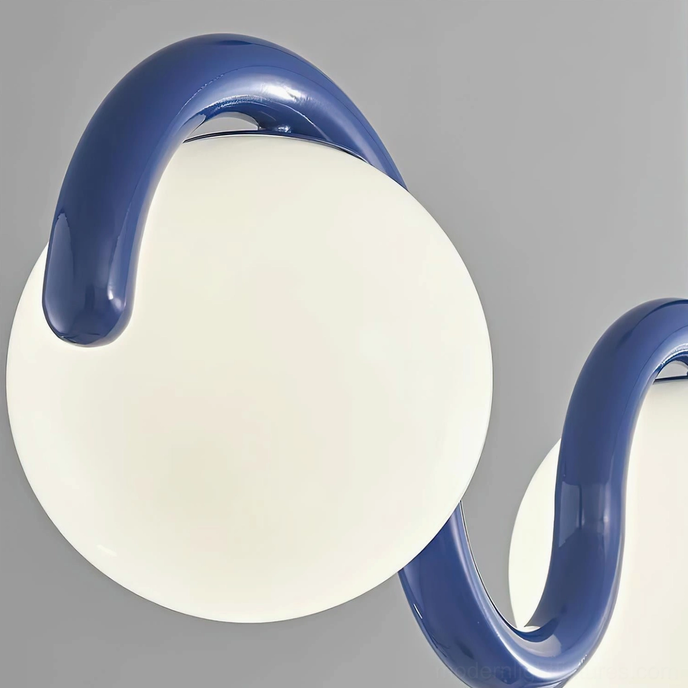 Wavora wave chandelier contemporary pendant light multiple frosted orbs artistic design