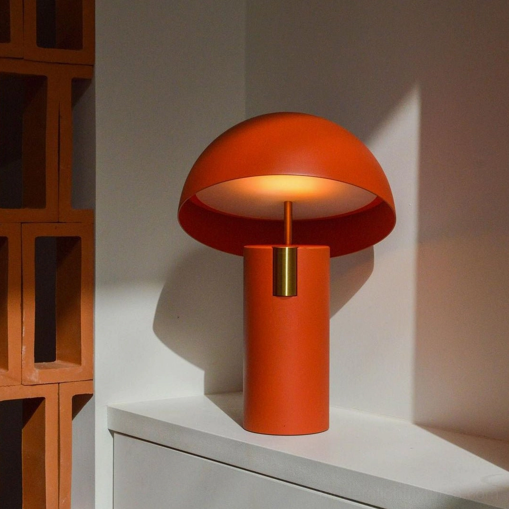 White Avo table lamp full product view emphasizing minimalist Scandinavian modern aesthetic design