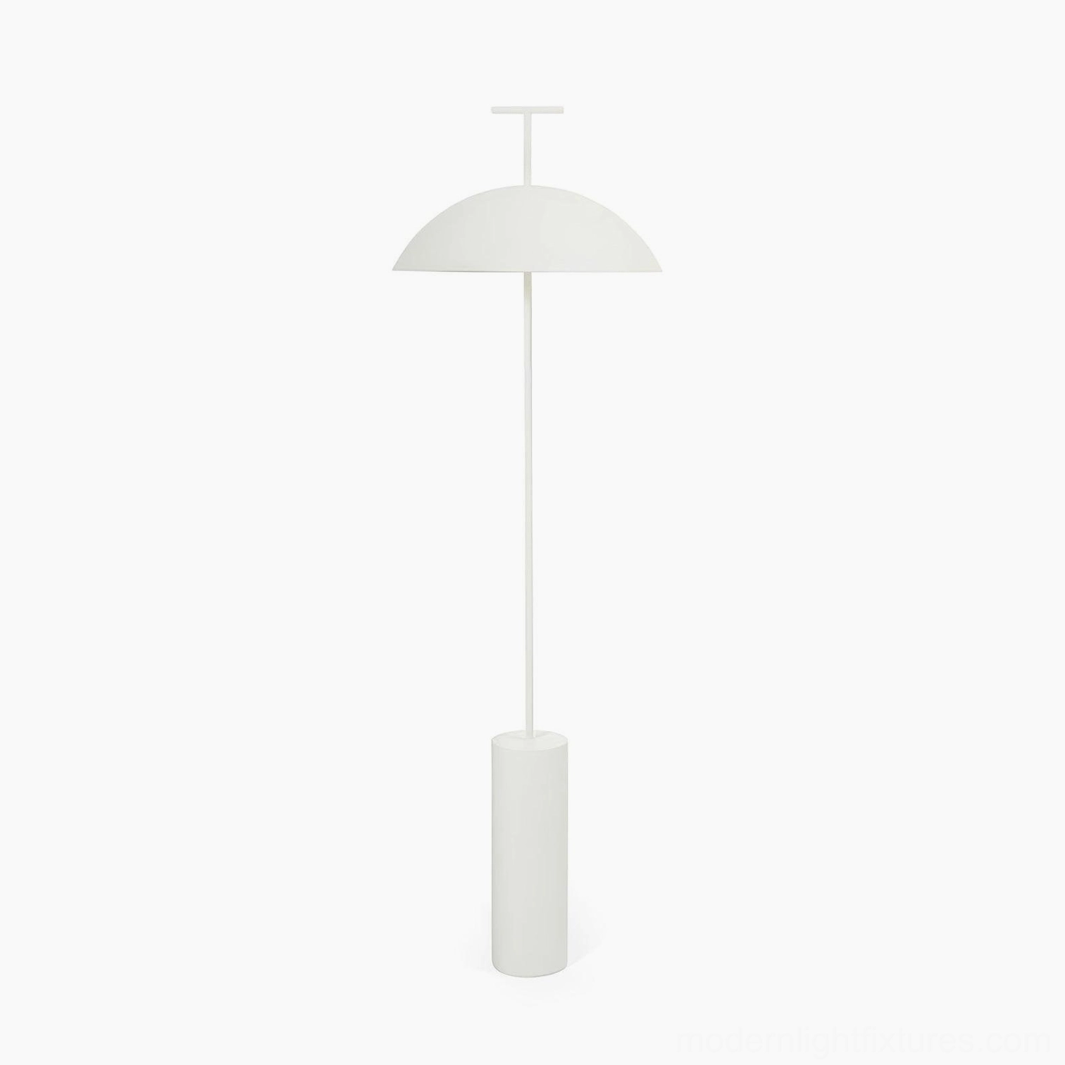 White dome floor lamp minimalist design Scandinavian modern style standing lamp