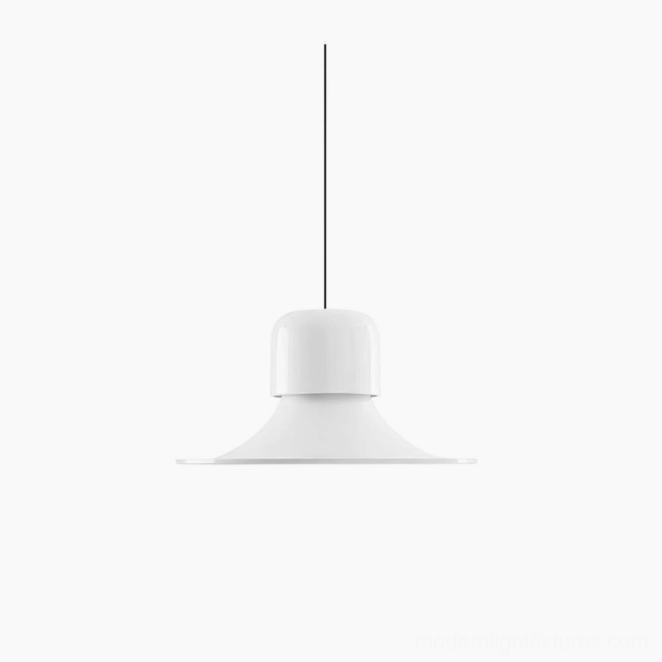 White Nordisk pendant light Scandinavian design 12.5 inches height specifications