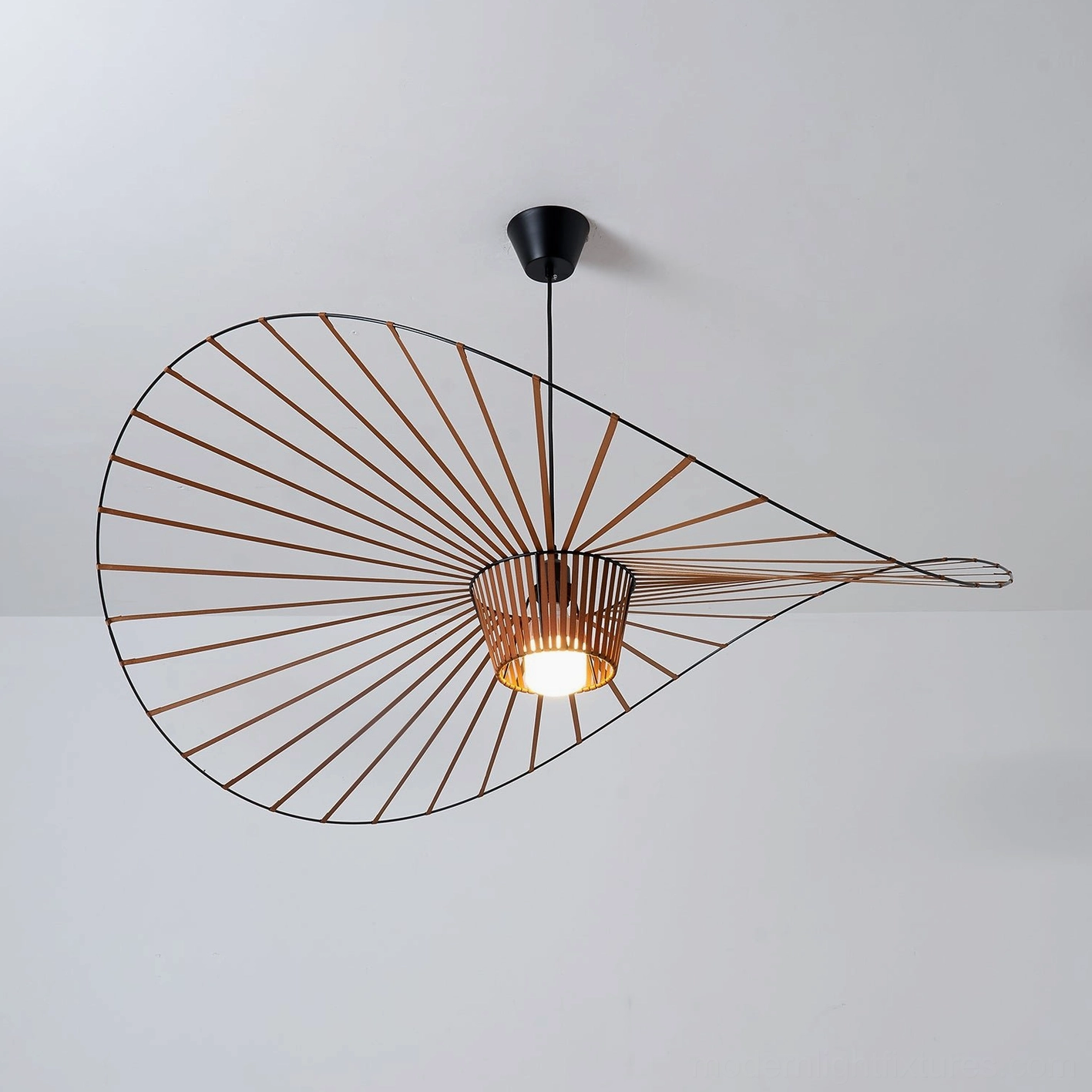 Woven fiber glass pendant lamp modern design contemporary home lighting solution