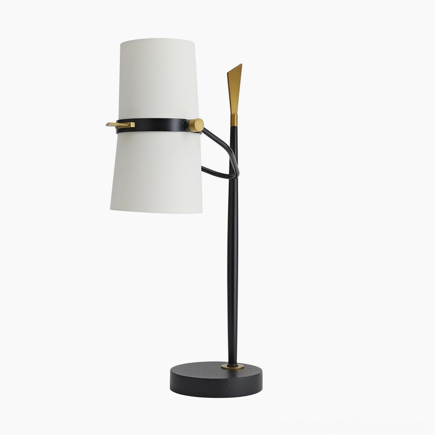 Yasmin metal and steel table lamp durable construction quality