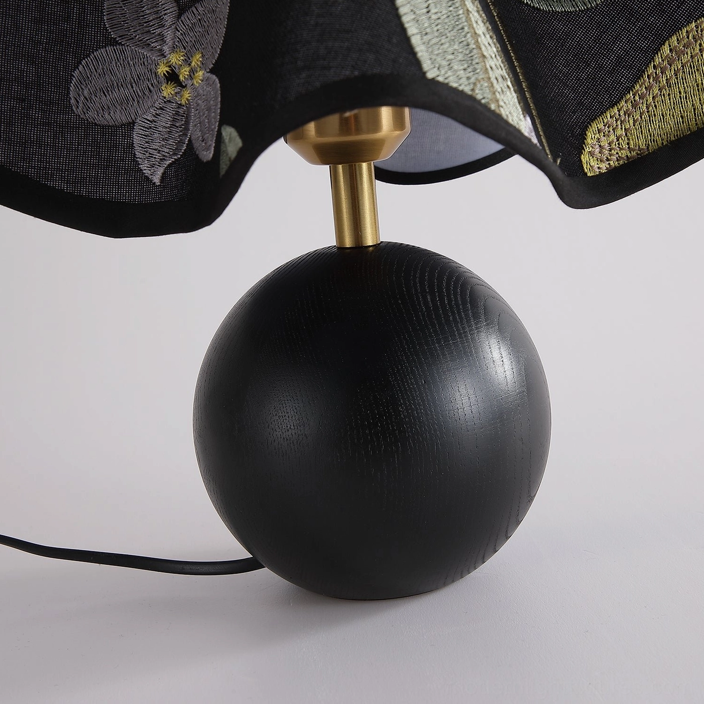 Zerina table lamp wooden base natural grain and finish showcasing material quality