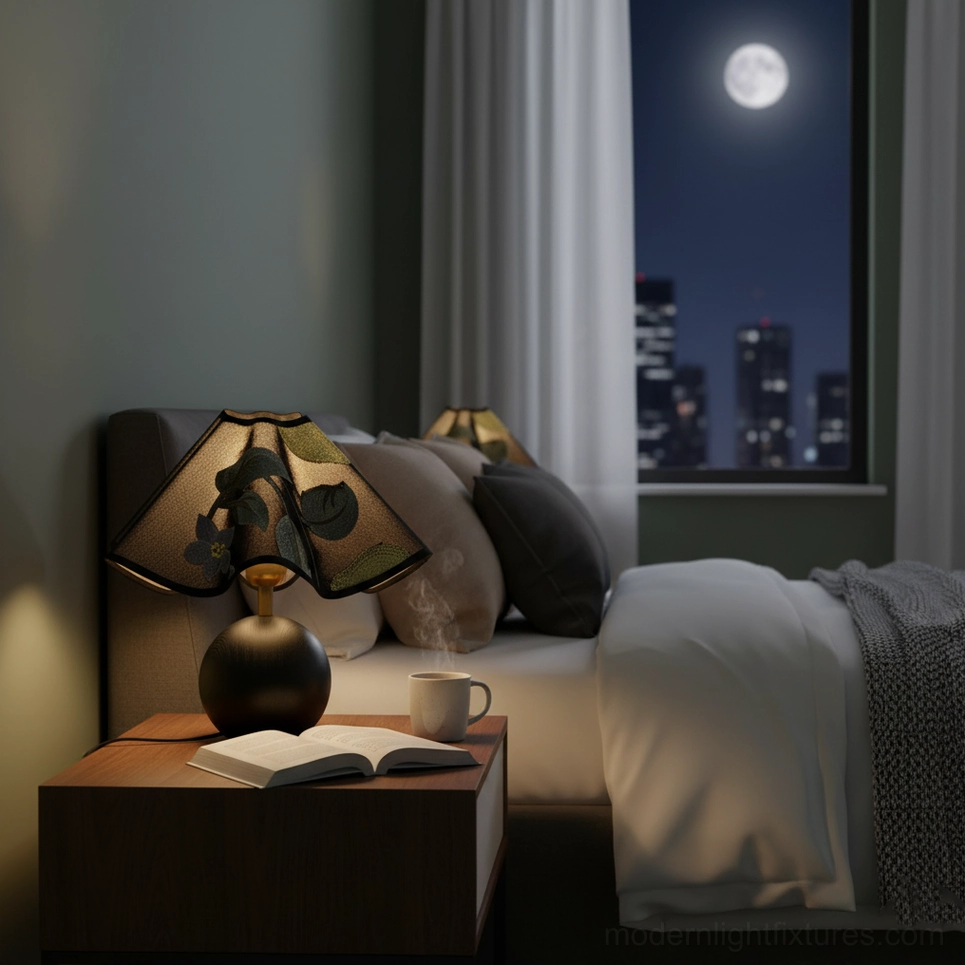 Zerina table lamp with wood spherical base demonstrating sculptural form and natural material quality