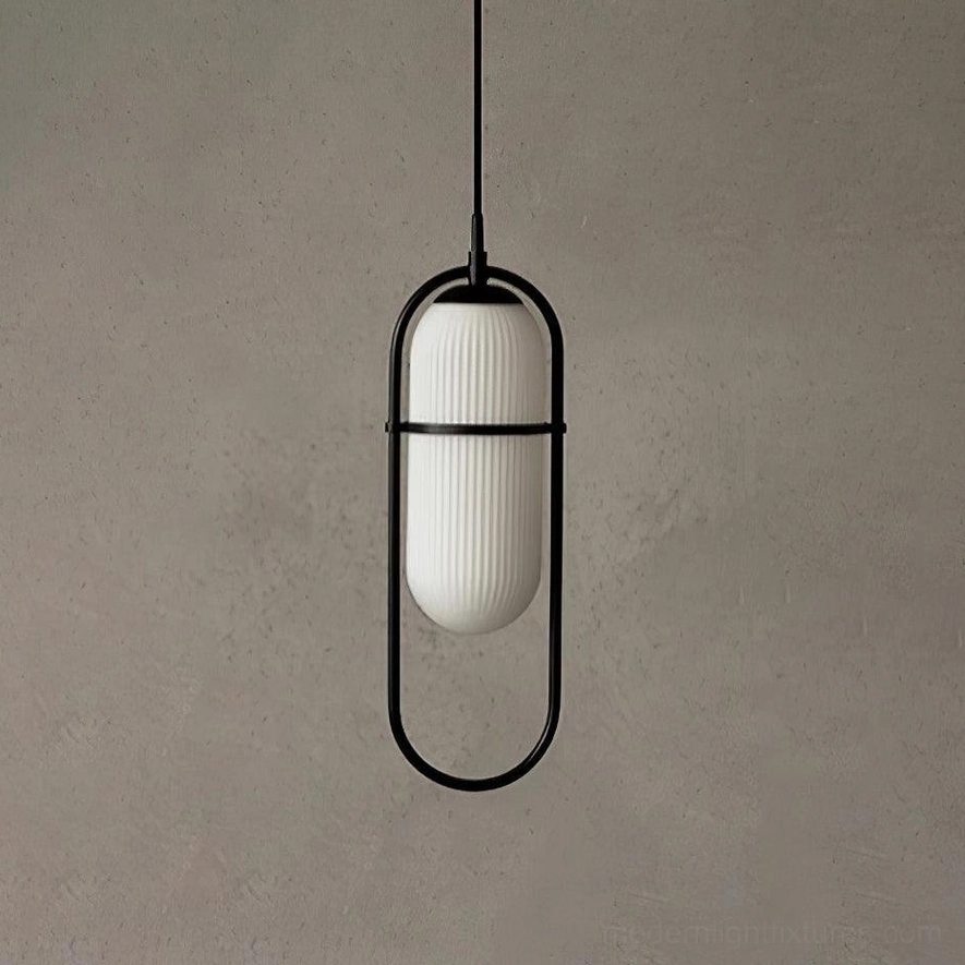 Black and white Zesta pendant light combination showcasing versatile color finish options