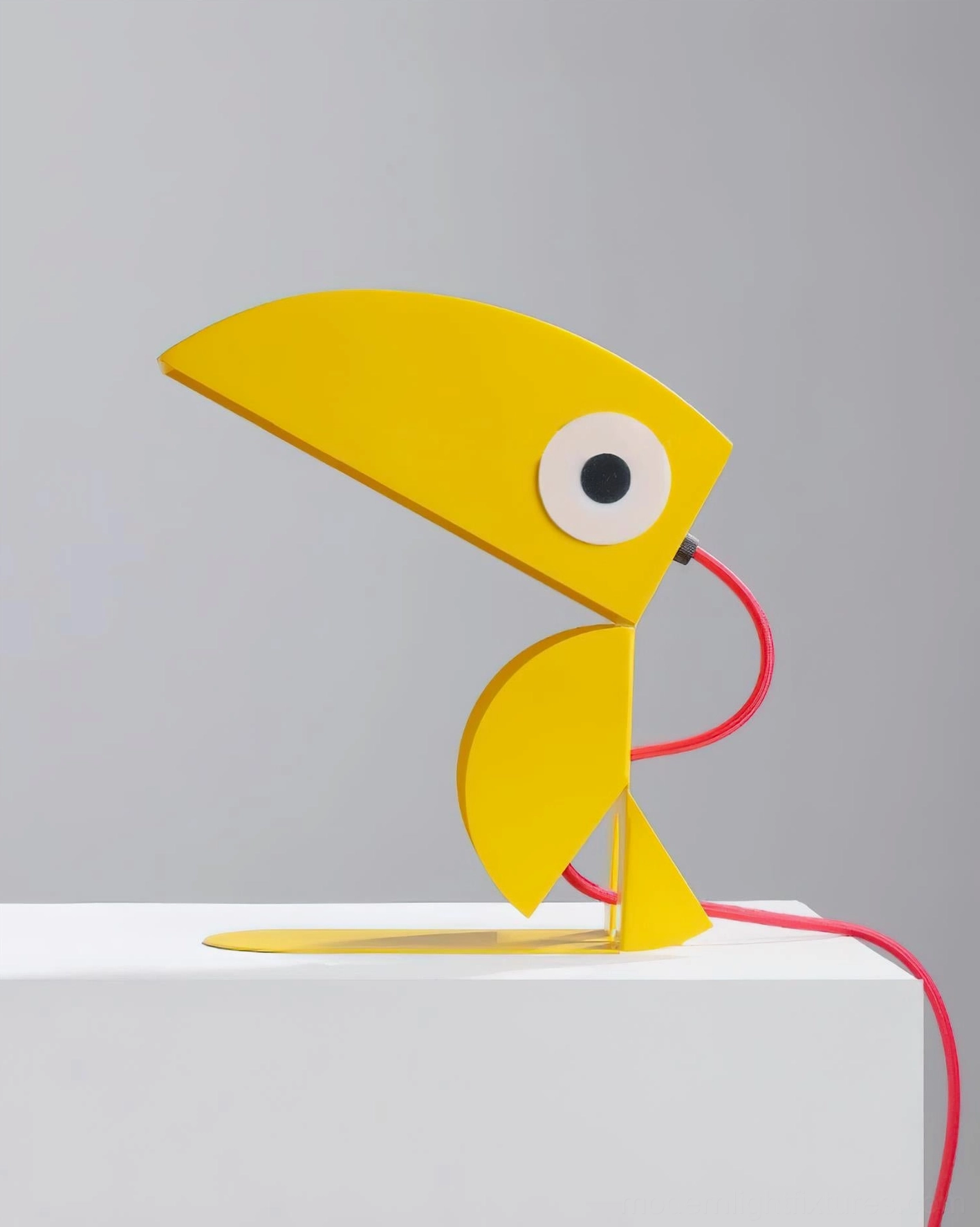 Zippy cartoon animal modern table lamp in room setting demonstrating interior design application